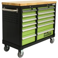Baumarktplus Werkstattwagen DELUXE 12 Schubladen 123 cm Breite mit