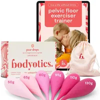 Bodyotics Beckenbodentrainer für Frauen - Komplettes Kegel-Trainings-Set - 6-teiliges