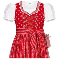 Nübler Kinderdirndl 3-teilig Larissa in Rot von rot 158