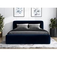 Mebloland Polsterbett LUMO- OM mit Bettkasten und Lattenrost -