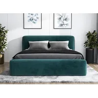 Mebloland Polsterbett LUMO- OM mit Bettkasten und Lattenrost -