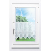 Lysel Scheibengardine Kringel Muster (Bx H) 160cm - 45cm"