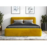 Mebloland Polsterbett LUMO- OM mit Bettkasten und Lattenrost -