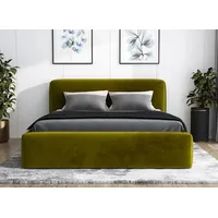 Mebloland Polsterbett LUMO- OM mit Bettkasten und Lattenrost -