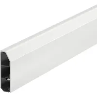 OBO Bettermann Sockelleistenkanal SL 2070 rws reinweiß, PVC, 2m