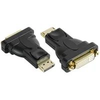 Good Connections DisplayPort DVI-I Bu. Adapter 24K vergoldet schwarz