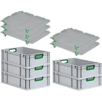 Proregal Eurobox NextGen Color mit Auflagedeckel & HxBxT 17x40x60cm