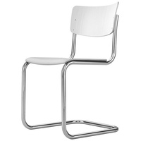 Thonet S 43 Freischwinger weiß lasiert