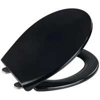 Wenko WC-Sitz Vorno Neo aus Duroplast Schwarz