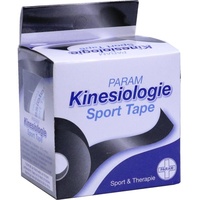 PARAM Kinesiologie Sport Tape 5cm x 5m schwarz