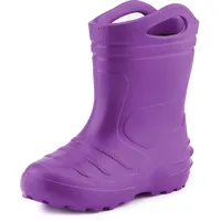 Ladeheid Kinder Mädchen Jungen federleichte Eva Thermo Gummistiefel gefüttert