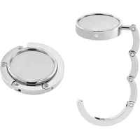 Kwmobile Taschenhalter für Tisch - 2X Faltbare Antirutsch Handtaschenhalter