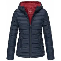Marikoo Damen modische Steppjacke Übergangsjacke mit Kapuze Lucy