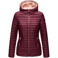 Marikoo Damen Steppjacke Übergangsjacke mit kontrastfarbendem Reißverschluss Asraa