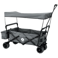 MIWEBA Bollerwagen MB-10 grau Transporttasche