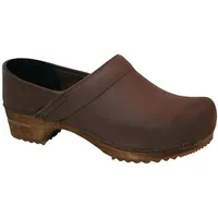 Sanita Clog Wood-Jamie Closed in Braun | Gr.: 40