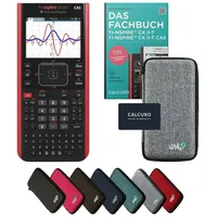 Texas Instruments TI-Nspire CX II-T CAS inkl. Schutztasche Hellgrau