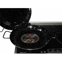 Der-spanien-shop PAELLA PFANNE für INDUKTION, emailliert 38cm