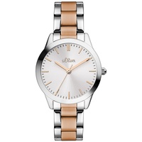 S.Oliver DamenArmbanduhr Analog Quarz Edelstahl SO-3439-MQ