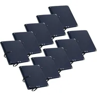 Classic Cantabile Notenmappe Deluxe Blau 10er Set