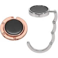 Kwmobile Taschenhalter für Tisch - 2X Faltbare Antirutsch Handtaschenhalter
