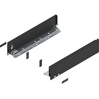Blum LEGRABOX pure Zarge Höhe M, NL 400, Carbonschwarz-matt