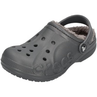 Crocs Kids’ Baya Lined Clog 29-30 EU Charcoal/Charcoal -
