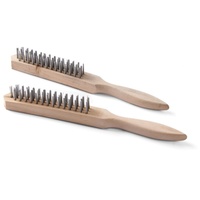 HENDI Drahtbürste 290 mm Holz braun