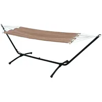 AMANKA Outdoor Hängematte mit Gestell - 310cm Hängemattengestell 190x80