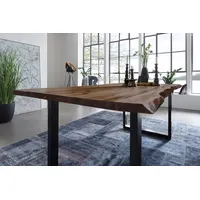 Sam möbel gmbh Esstisch Baumkante, 120x80 cm, NOAH, Akazie,