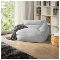 Home Deluxe Sitzsack Sessel COZY - Hellgrau