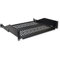Value 19"-Geräteträger, 485 x 400mm, 2HE, max. 25kg, schwarz