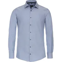 Venti Businesshemd VENTI Businesshemd uni blau|grau 41