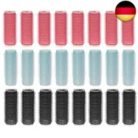 MIJOMA 24-tlg Set Haftwickler Klettwickler - Selbsthaftende Haarwickler für