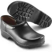 Sika Traditionel Arbeitsschuh 124 robuster Clog schwarz - 48
