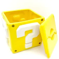 Pyramid Super Mario Bros Question Mark Block Keramik Vorratsdose