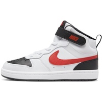 Nike Court Borough Mid 2 Sneaker, White University Red