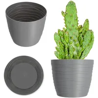 Kadax Blumentopf aus Kunststoff, Pflanztopf, runder Topf, 17 cm,