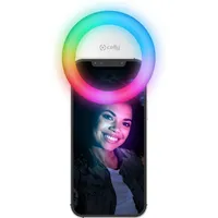 CELLY CLICKLIGHTRGBWH, Rund, Oberflächenmontiert, Weiß, Kunststoff, RGB,
