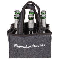 Out of the Blue Flaschentasche Bierträger Flaschenträger für 6