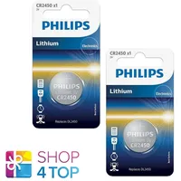 Philips CR2450/10B Batteries and Lamps, Silber/schwarz