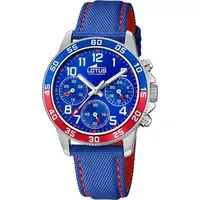 Lotus 18581/4 36 mm Leder blaurot