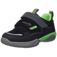 Superfit Jungen Storm Sneaker, Schwarz Grün 0000, 27 EU