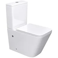 Mai & mai Stand-WC 112T aus Keramik spülrandloses-WC weiß