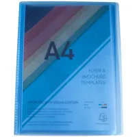 Exacompta 85969E 8er Pack Premium Sichtmappe aus transluzenten Kunststoff
