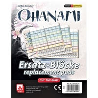Nürnberger Spielkarten NSV 08819900030 - Ohanami, Ersatzblöcke, 2er Set,