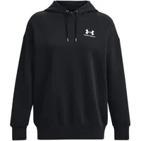 Under Armour Essential OverSized Fleece Hoodie Damen 001 black/white