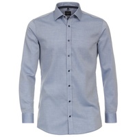 Venti Businesshemd VENTI Businesshemd uni blau|grau 36