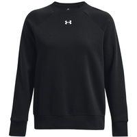 Under Armour Rival Fleece Crew Sweatshirt Damen 001 black/white