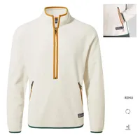 Craghoppers Co2 Renu Fleece Mit Halbem Reißverschluss - Ecru